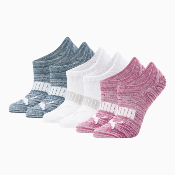 Women's Non-Terry Sneaker-Cut Socks [6-Pack], NAVY, extralarge